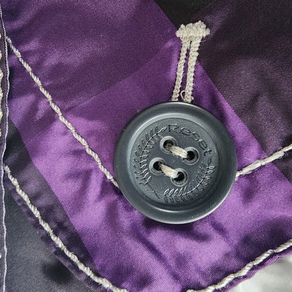 Reset outwear jacket, size M, color purple black white grey ☂️🐈‍⬛ - Picture 9 of 15